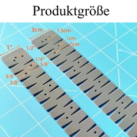 Bügellineal, Bügellineal Hitzebeständig, Kurvenlineal, Hitzebeständiges Bügellineal, Graues Silikon-Nähwerkzeug Set Mit 1 Bügellineal Und 1 Box Farbiger Nadeln, Ideal Für Nähen Und Bügeln ﻿