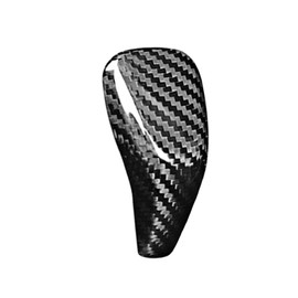 BLAKAYA Compatible with Carbon Fiber Gear Shift Knob Head Cover Shift Decoration for Subaru Forester 2019-2023 Impreza XV 2018-2023 Outback 2021-2023 WRX 2022 2023 (Black)