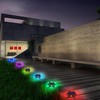 Solar Deck Light Outdoor, 6 Pack 9 Colors in 1