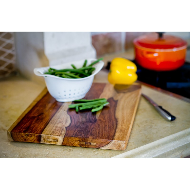 Architec Gripperwood Gourmet Sheesham Cutting Board, 10 by 15-Inch