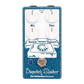 EarthQuaker Devices Dispatch Master V3 Delay and Reverb, Blue Hammertone and White (Cottonwood Music Exclusive)
