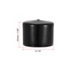 PATIKIL 2-1/4" ID Round Rubber End Caps, 8 Pcs Rubber