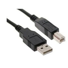 iMBAPrice 10 Feet USB 2.0 Printer and Scanner Cable for HP Deskjet 1000 2510 2540 3510 3520, Envy 4500, Officejet 8600, PhotoSmart 6520 7520 - Black