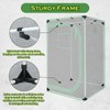 Green Hut Grow Tent 32"x32"x63", High Reflective Mylar Dark Room