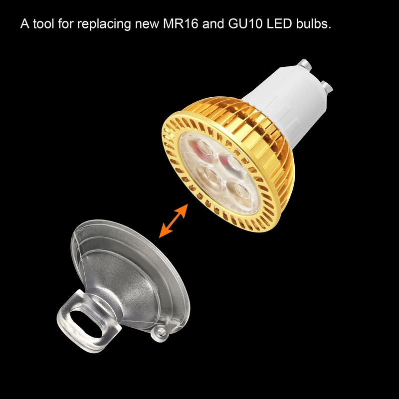 MECCANIXITY Bulb Changers, 35mm 38mm Dia. PVC Suction Cup Light