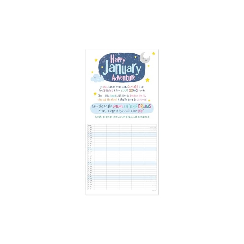 2025 The Bright Side Square Family Planner Organiser Wall Calendar