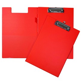Janrax A4 Neon Orange PVC Foldover Clipboard