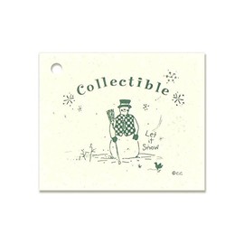 100 Snowman Collectible Price Tags & 100 Cut Strings for Crafts & Gifts. 1-3/4"x2-1/8" Personalize & Price Your Merchandise. Christmas Tags. Holiday Tags.