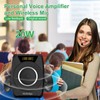 Bluetooth 5.0 Voice Amplifier with Wireless Mic Headset, Waterproof Personal