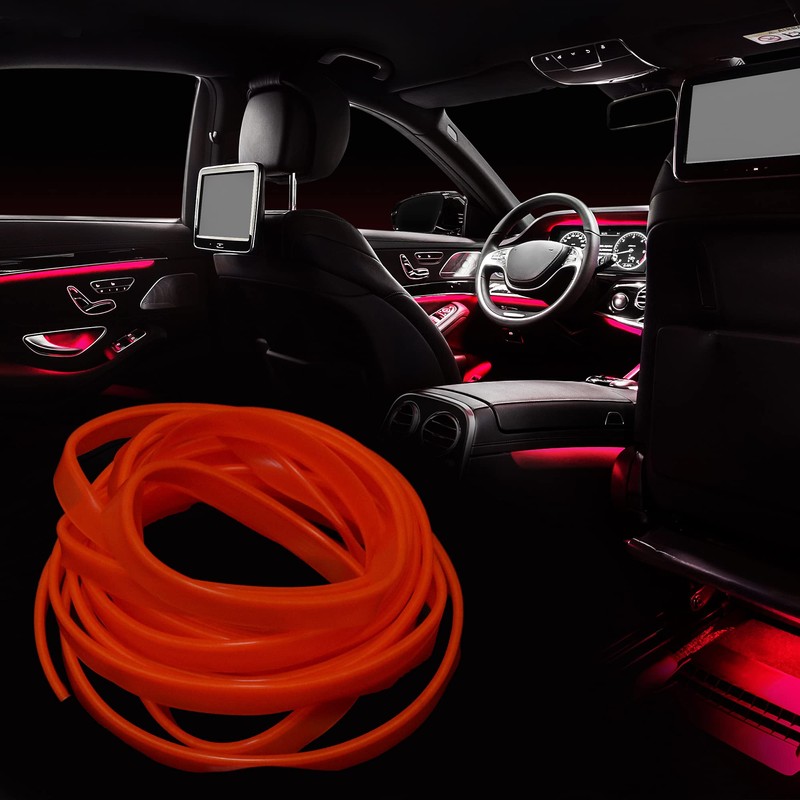 X AUTOHAUX 3 Meter/10ft Interior USB Neon EL Wire String