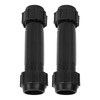 Plastic Rowing Shaft Connectors 2 Pack Black Heavy Duty Smooth
