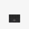 Lacoste Tarjetero de piel con monograma The Blend para hombre,