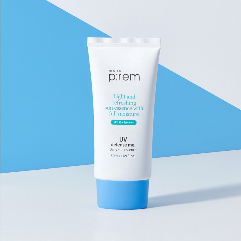 MakePrem UV Defense Me Daily Sun Essence 50ml [GIFT] Cleansing