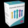 Lilypine 릴리파인 일회용 멸균 란셋 통증감소 랜싯 사혈침 100PCS /