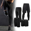 9-Length Stretching Workout Pants for Fitness & Home Training 5 5-Length-L121099N