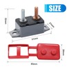 2Pcs 15A DC 12V - 24V Automatic Reset Circuit Breaker