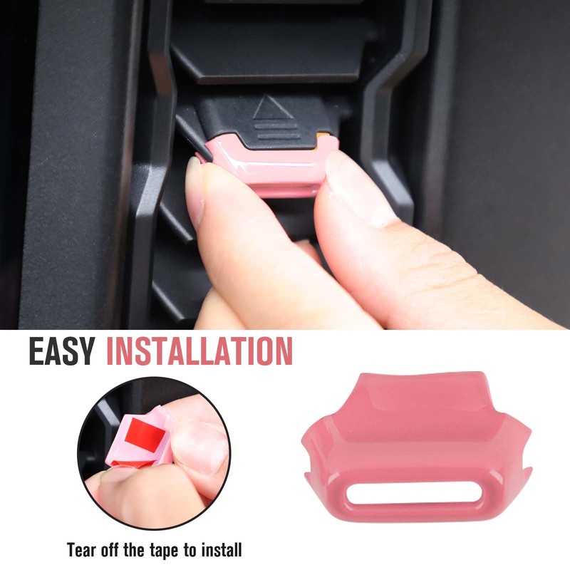 Jimen Compatible with Ford Bronco 2021-2023, 4PCS Center Console Air