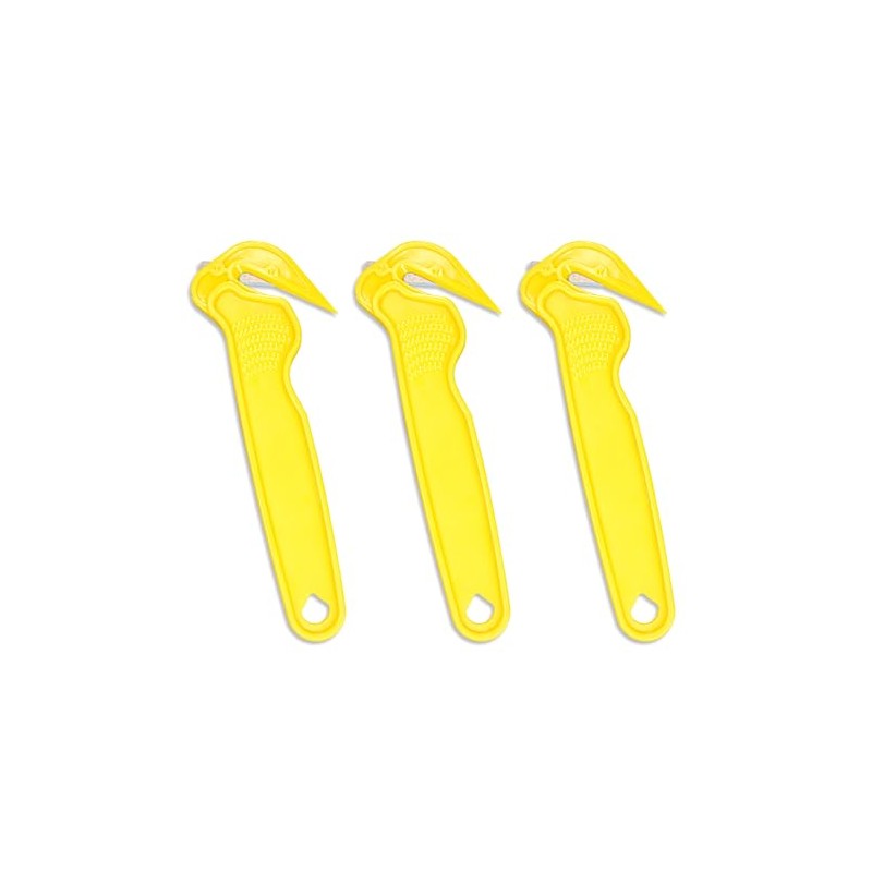 DAQUN 3 Pcs Yellow Box Opener Tool, Yellow Box Cutters,