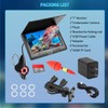 Geloo Portable Underwater Fishing Camera w/DVR, 7 inch HD IPS