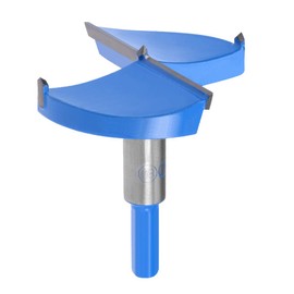 sourcing map Forstner Drill Bits 80 mm Auger Opener Hole Saw Hinge Hole Woodworking Wood Grey Plastic Bore Part for Lathes Tungsten Carbide Blue