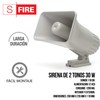 SFIRE Sirena de 2 tonos 30 W/ Sonido 118 dB.