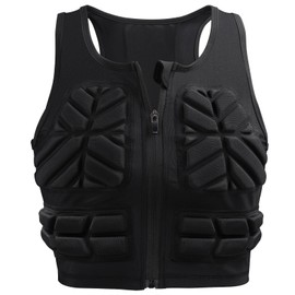 TUOYR Women Chest Guard Impact Vest Women Chest Protector Padded Compression Vest for Sports, Karate, Football, Breast and Rib Protection