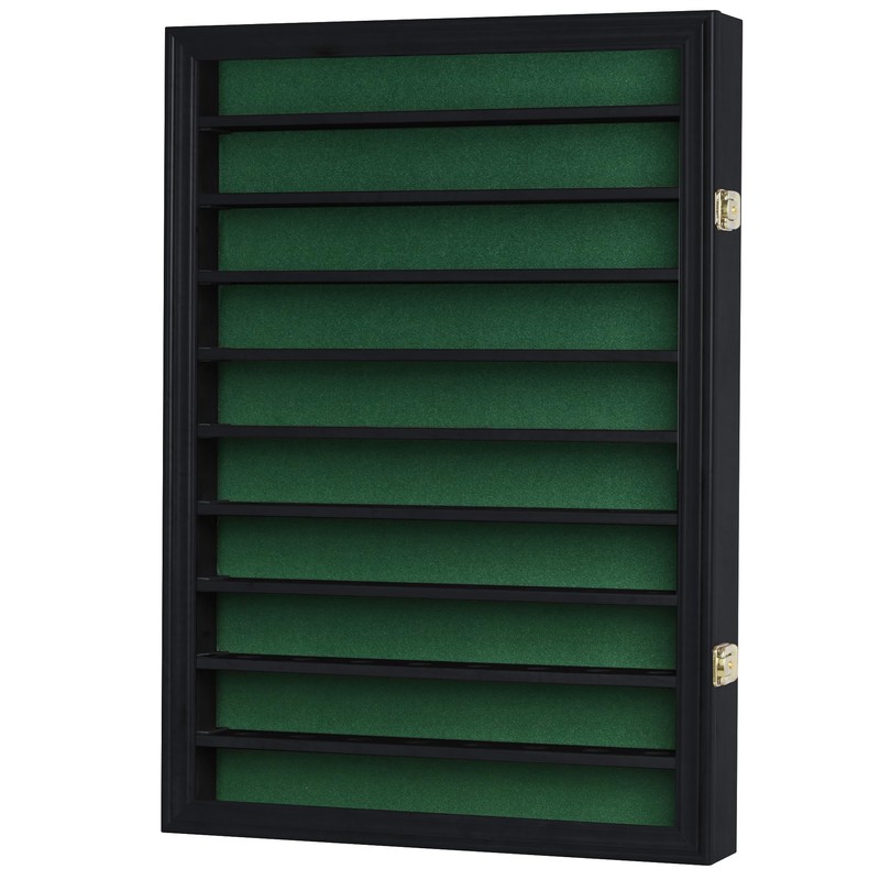 DisplayGifts 80 Golf Ball Display Case Cabinet Wall Rack Holder