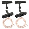 DOITOOL 2sets Garage Door Emergency Release Pull Cord Kit with