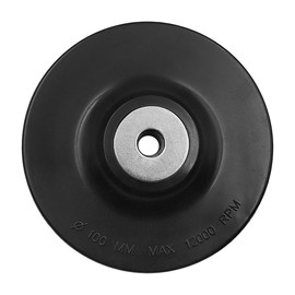 Tiardey 4" 100mm Angle Grinder Backing Pad Rubber Backing Pad M10 Thread Grinding Disc Backing Pad Polishing Pad