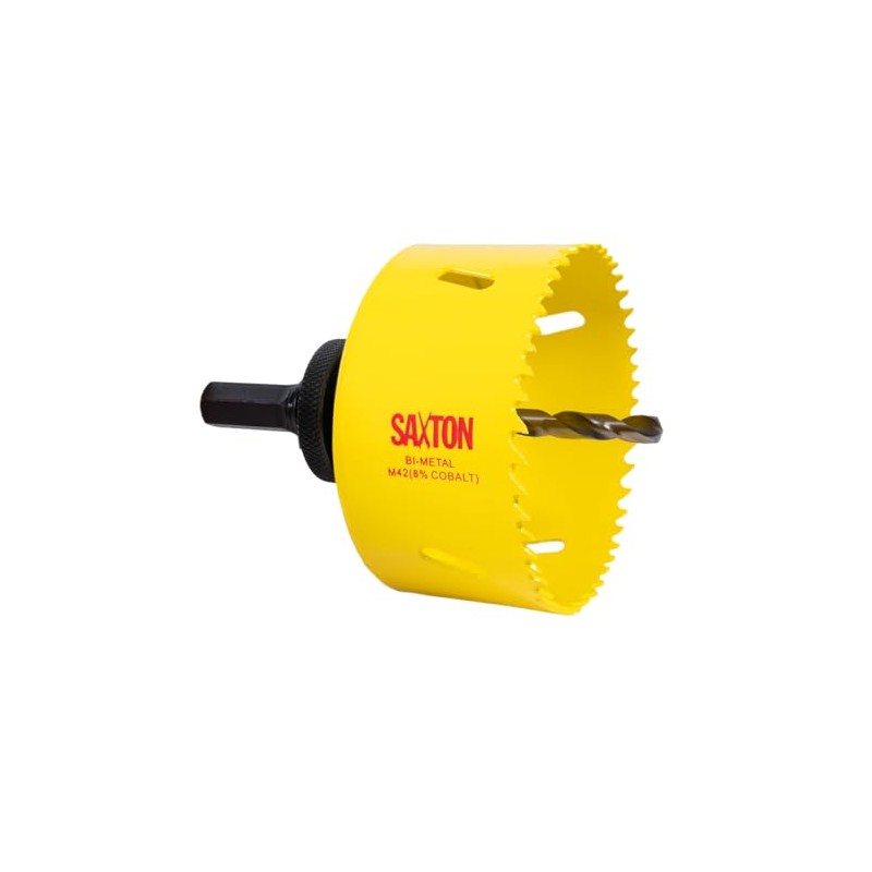 Saxton HSS Hole Saw Cutter M42 Bi-Metal 8% Cobalt Heavy