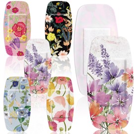 Geiserailie 50 Pcs Large Bandages, 2" x 4" Flexible Fabric Adhesive Wound Care, Cushioned, Waterproof, Latex-Free for First Aid & Protection (Vintage Flower)