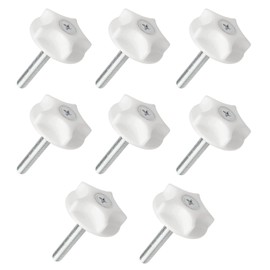 M8 Headboard Fixings, 8Pcs Headboard Screws Set Headboard Fixings Washers Strong Hold Bed Headboard Bolts 50 MM Screws Pair With Plastic Washers for Divan Bed