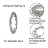 50Pcs Internal Serrated Shakeproof Washer, M10 Serrated Lock Washers, Stainless