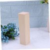 jojofuny DIY Handmade Small Wooden Block Craft Natural Basswood Plank