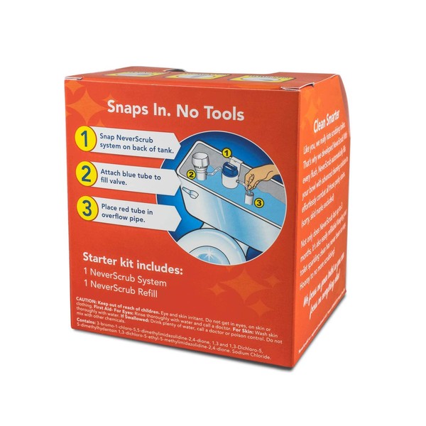 NeverScrub – Automatic Toilet Cleaning System – Effortless and Automatic