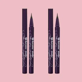 Heroine Make [1+1] 히로인메이크 스무스 리퀴드 아이라이너 슈퍼 킵 [7.03 브라운 블랙(SK)/01 딥블랙(SK)] [1+1] Heroine Make Smooth Liquid Eyeliner Super Keep [7.03 Brown Black(SK)/01 Deep Black(SK)]