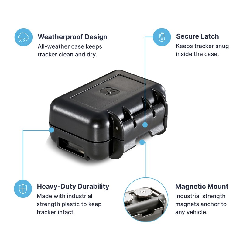 Spy Tec GPS M2 Weatherproof Magnetic Case for Spytec Atlas