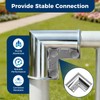 Aluminum Chain Link Fence Gate Corners for 1-3/8" x 1-3/8"