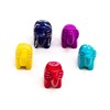 Global Crafts Soapstone Tiny Elephant Figurines, Handmade in Kenya, Assorted