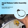 Hood Latch Lock Release Control Cable Compatible with Ford Focus