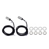 2 Pcs Inductive Proximity Sensor 4mm Detecting Distance DC 3