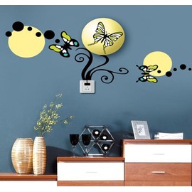 Dream Wall - calcomanía decorativo para pared, diseño de mariposas