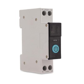 Disyuntor de Carril Din Interruptor WIFI Inteligente Control Remoto de Teléfono Móvil Inalámbrico Función de 3 Modos de Sincronización para Electrodomésticos Adecuado para el Hogar(25A)
