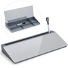 Varhomax Glass Desk Whiteboard with Storage, Desktop Organizer to-do List
