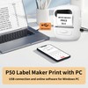 Barcode Label Printer P50 Portable Bluetooth Thermal Mini Label Maker