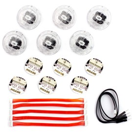 Picade Plasma Kit - Illuminated Arcade Buttons (6 Button Kit)
