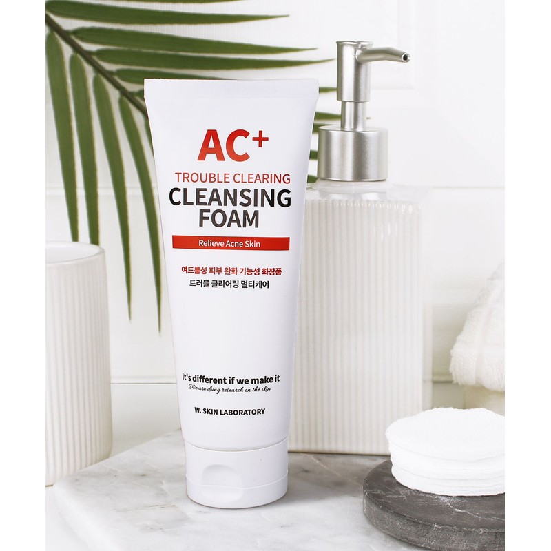 W Skin Research AC+ Trouble Clearing Functional Cleansing Foam