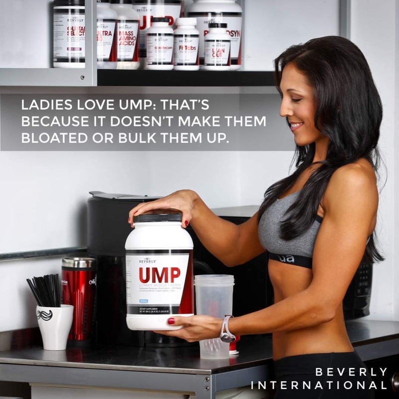 Beverly International UMP Protein Powder, Vanilla. Unique Whey-Casein Ratio Builds