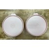 Tupperware Set of 2-Wonderlier Bowls Pearl Pink with Matching Seals-2