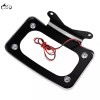Unbranded Curved Laydown License Plate Mount Frame LED Light For